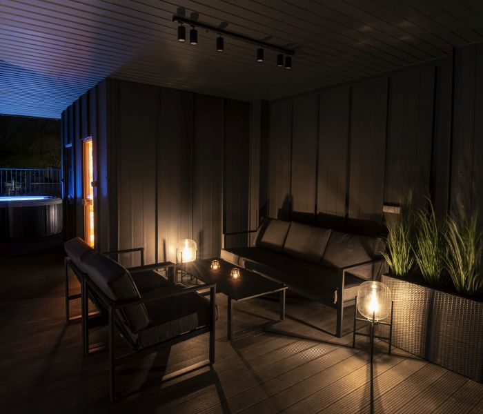 Relaxation area on the terrace